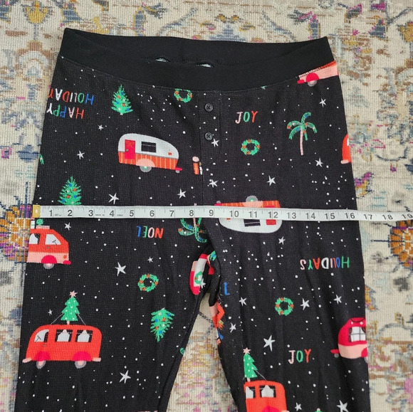 🎄Old Navy Womens Christmas PJ Bottoms Thermal Style, sz MD - Picture 8 of 13